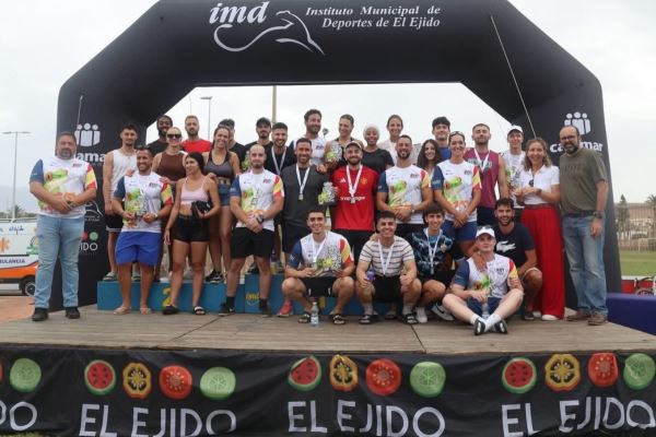 Escobi colabora con la II Ruta Anfibia de la Policía Nacional de El Ejido