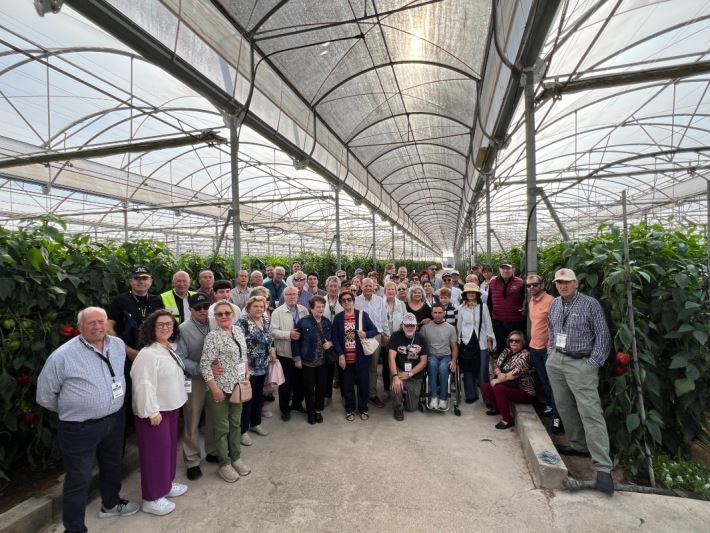 Escobi, parada de la XXV Ruta de Vehículos Antiguos de Almería 