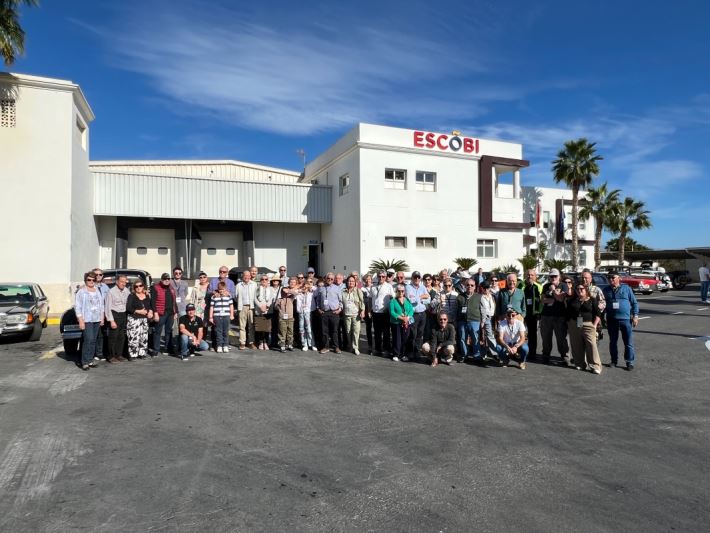 Escobi, parada de la XXV Ruta de Vehículos Antiguos de Almería 