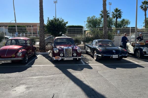Escobi, parada de la XXV Ruta de Vehículos Antiguos de Almería 