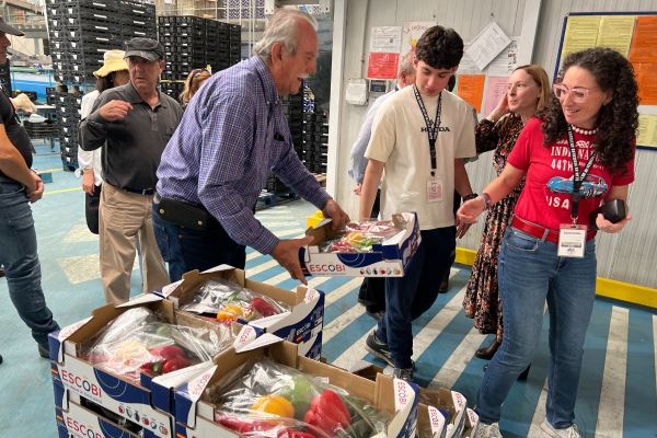 Escobi, parada de la XXV Ruta de Vehículos Antiguos de Almería 