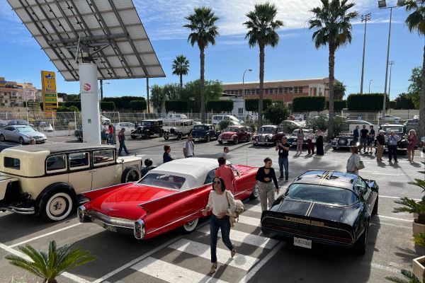 Escobi, parada de la XXV Ruta de Vehículos Antiguos de Almería 